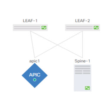 Lab Topology View from APIC Controller